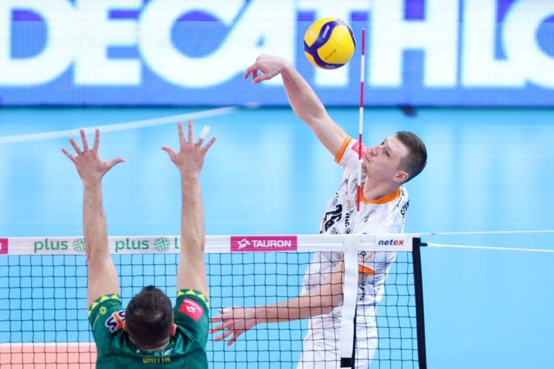 Volleyball. PlusLiga. Jastrzebski Wegiel - GKS Katowice. 03.02.2024