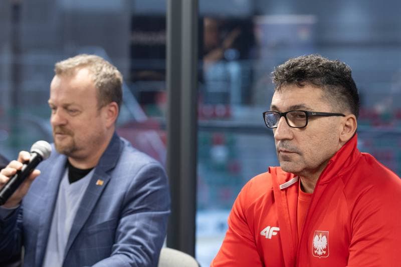 Ice Hockey. Poland national team. Press Conference. 06.02.2024