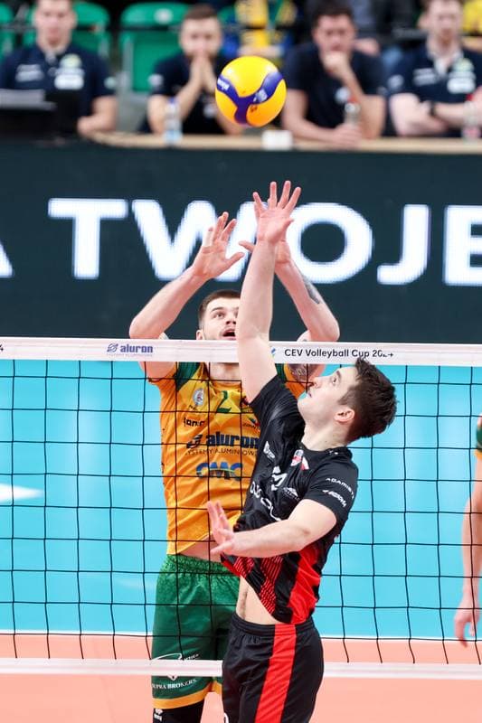 Volleyball. CEV Cup. Aluron CMC Warta Zawiercie - Asseco Resovia Rzeszow. 08.02.2024