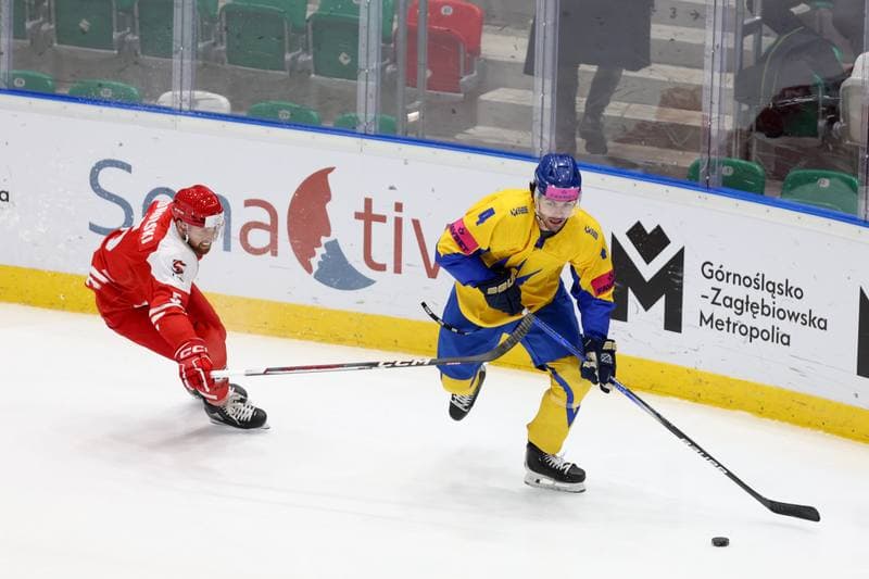 Ice Hockey. Olympic Qualification. Poland - Ukraine. 09.02.2024