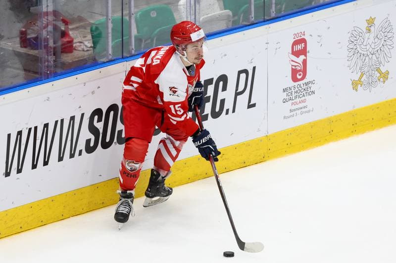 Ice Hockey. Olympic Qualification. Poland - Ukraine. 09.02.2024