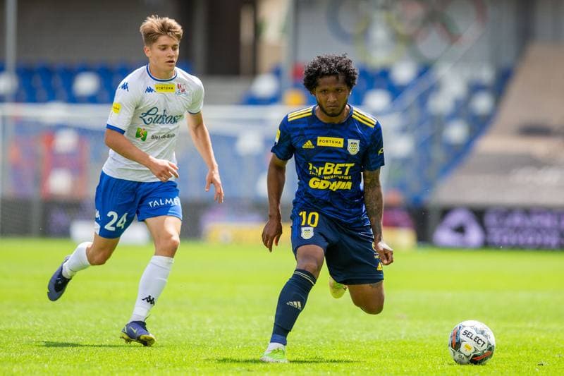 Football. Fortuna I Liga. Podbeskidzie Bielsko-Biala - Arka Gdynia. 17.07.2022