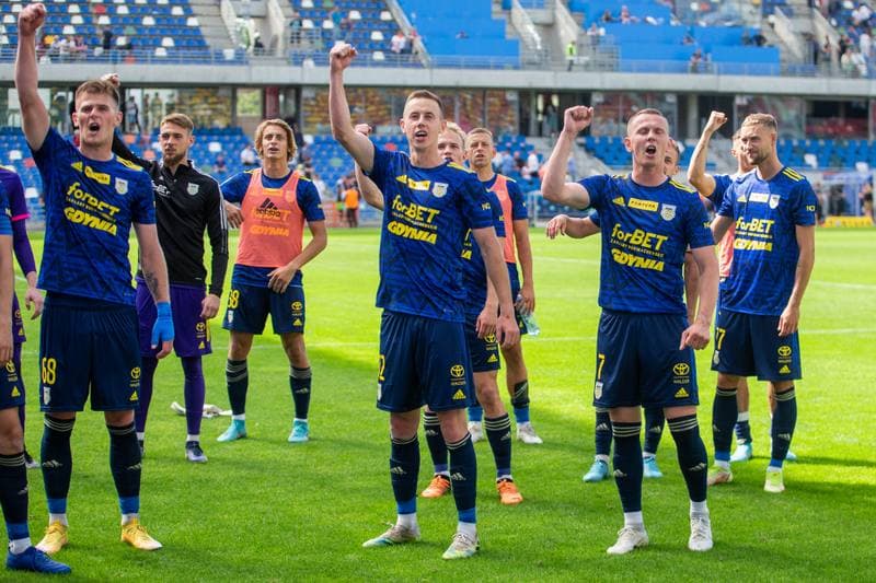 Football. Fortuna I Liga. Podbeskidzie Bielsko-Biala - Arka Gdynia. 17.07.2022