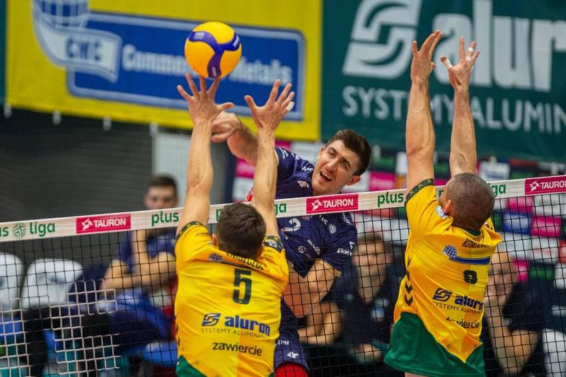 Volleyball. PlusLiga. Aluron Warta CMC Zawiercie - Grupa Azoty ZAKSA Kedzierzyn-Kozle. 09.10.2022