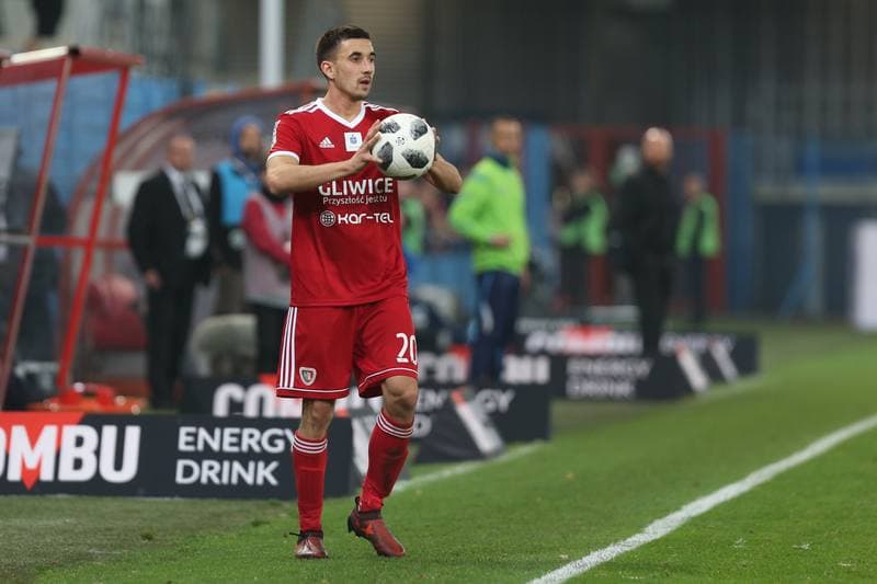 Football. Lotto Ekstraklasa. Piast Gliwice - Wisla Krakow. 02.11.2018