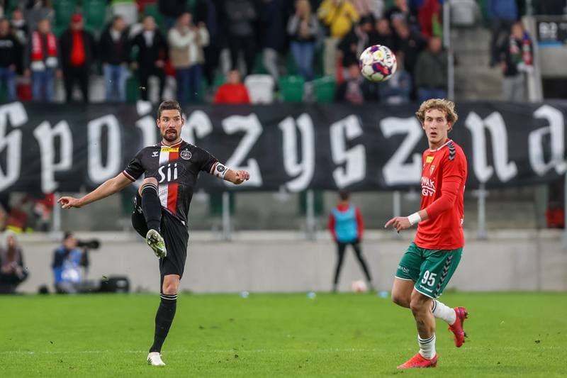 Football. Fortuna I Liga. Zaglebie Sosnowiec - Polonia Warszawa. 08.10.2023