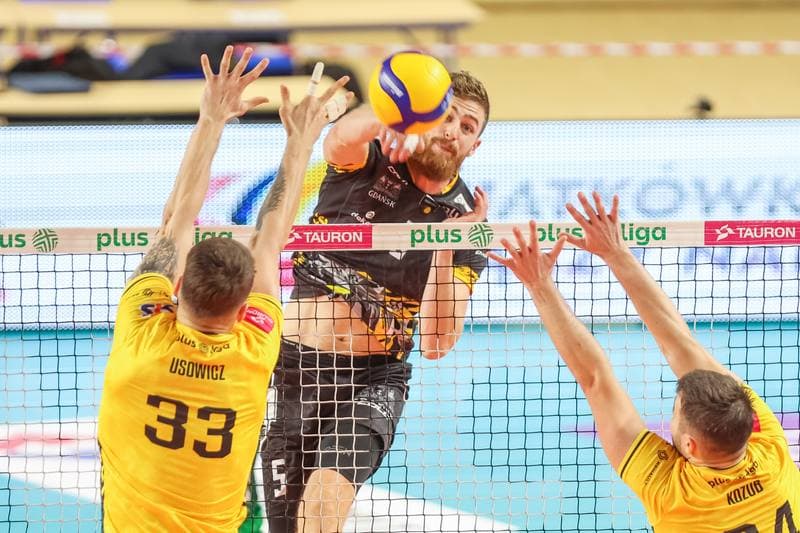 Volleyball. PlusLiga. GKS Katowice - Trefl Gdansk. 22.10.2023