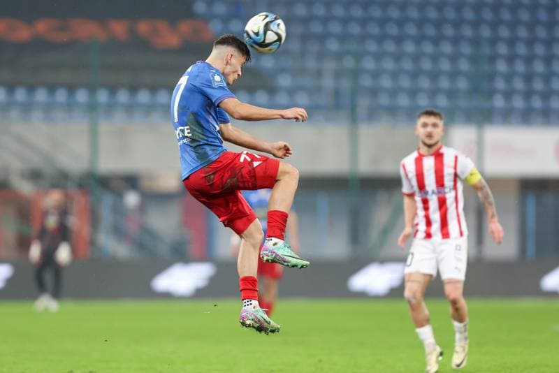 Football. PKO BP Ekstraklasa. Piast Gliwice - Cracovia Krakow. 23.02.2024