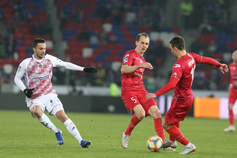 Football. Lotto Ekstraklasa. Gornik Zabrze - Zaglebie Sosnowiec. 23.02.2019