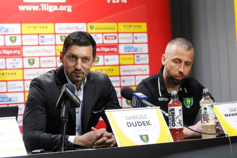 Football. GKS Katowice. Press Conference. 28.02.2019
