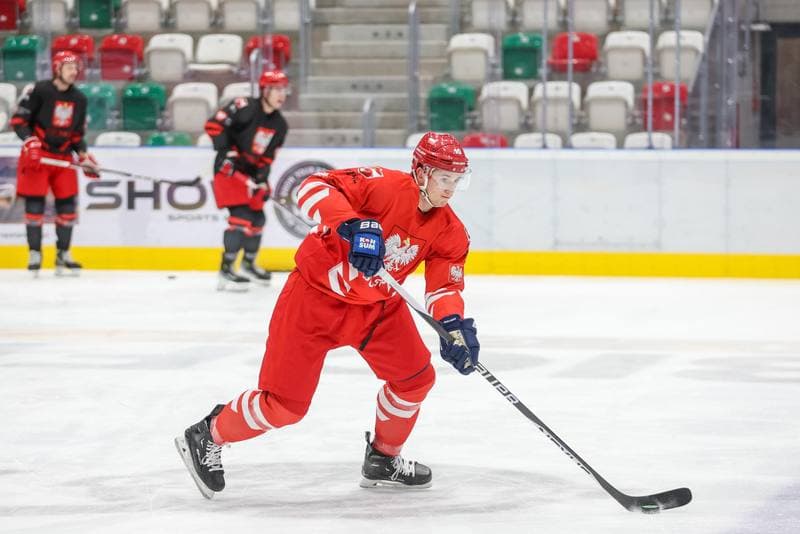 Ice Hockey. Poland national team. Training. 06.11.2023