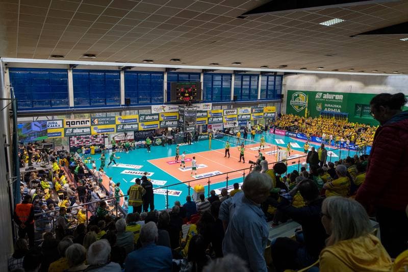 Volleyball. PlusLiga. Aluron CMC Warta Zawiercie - Indykpol AZS Olsztyn. 19.04.2023