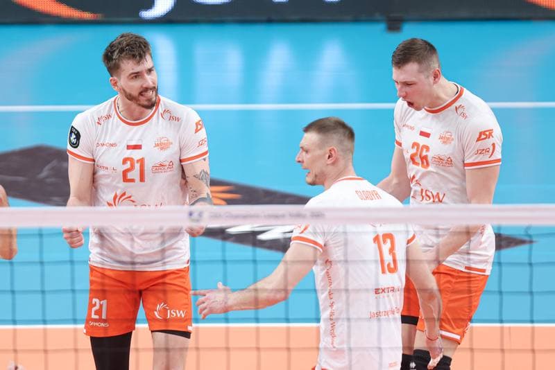 Volleyball. CEV Champions League. Jastrzebski Wegiel - Gas Sales Daiko Piacenza. 28.02.2024