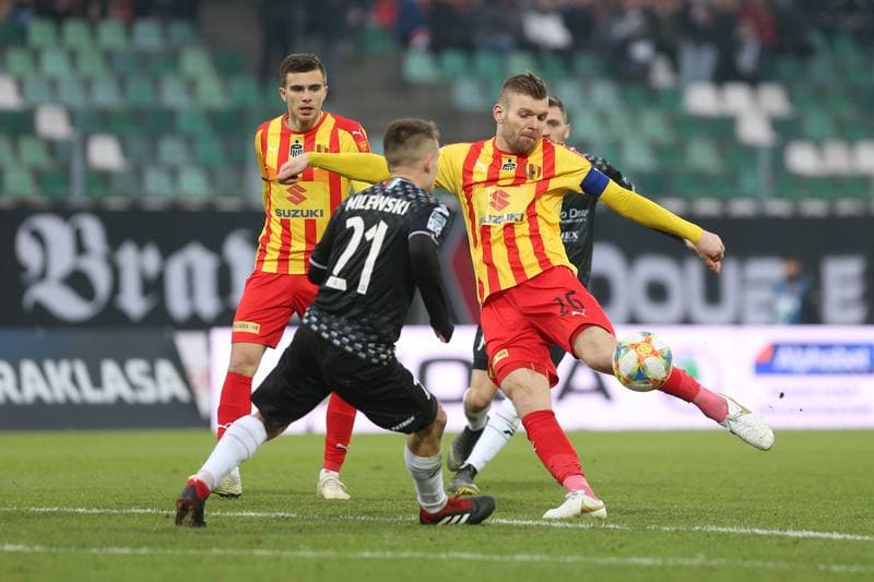 Football. Lotto Ekstraklasa. Zaglebie Sosnowiec - Korona Kielce. 02.03.2019