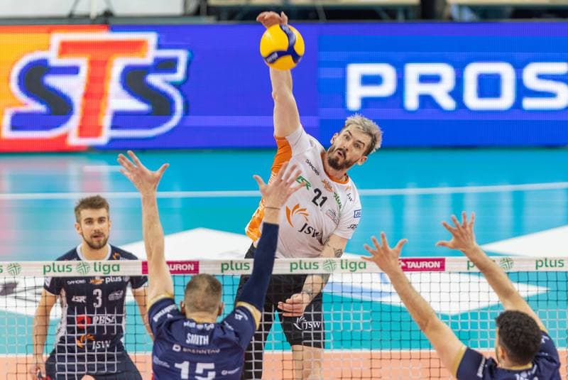 Volleyball. PlusLiga. Jastrzebski Wegiel - Grupa Azoty ZAKSA Kedzierzyn-Kozle. 03.05.2023