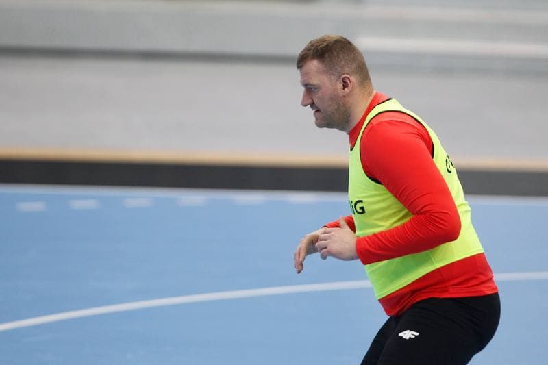 Handball. Poland national team. Training. 09.04.2019