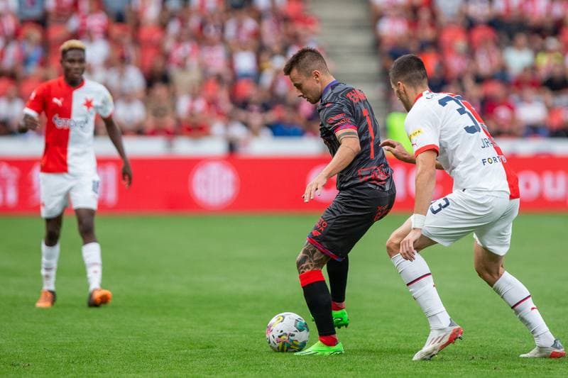 Football. UEFA Conference League. Slavia Prague - Rakow Czestochowa. 25.08.2022