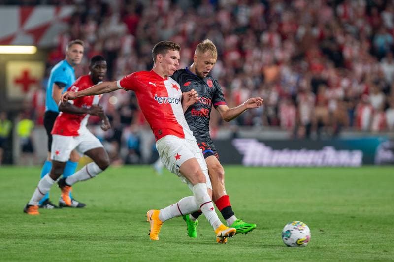 Football. UEFA Conference League. Slavia Prague - Rakow Czestochowa. 25.08.2022