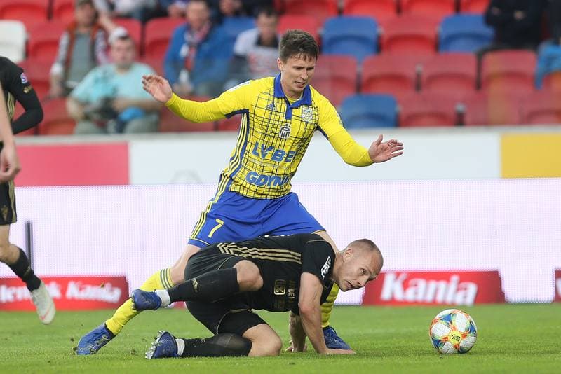 Football. Lotto Ekstraklasa. Gornik Zabrze - Arka Gdynia. 22.04.2019