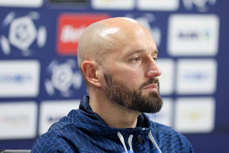 Football. Ruch Chorzow. Press Conference. 14.03.2024