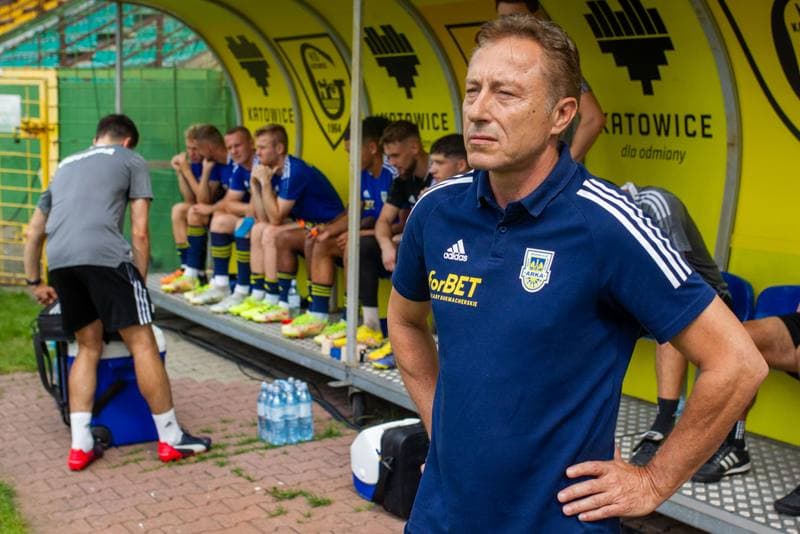 Football. Fortuna I Liga. GKS Katowice - Arka Gdynia. 28.08.2022