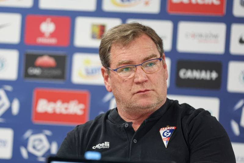 Football. Ruch Chorzow. Press Conference. 14.03.2024