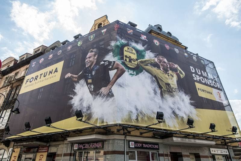 Football. Fortuna I Liga. Billboard. 08.05.2019