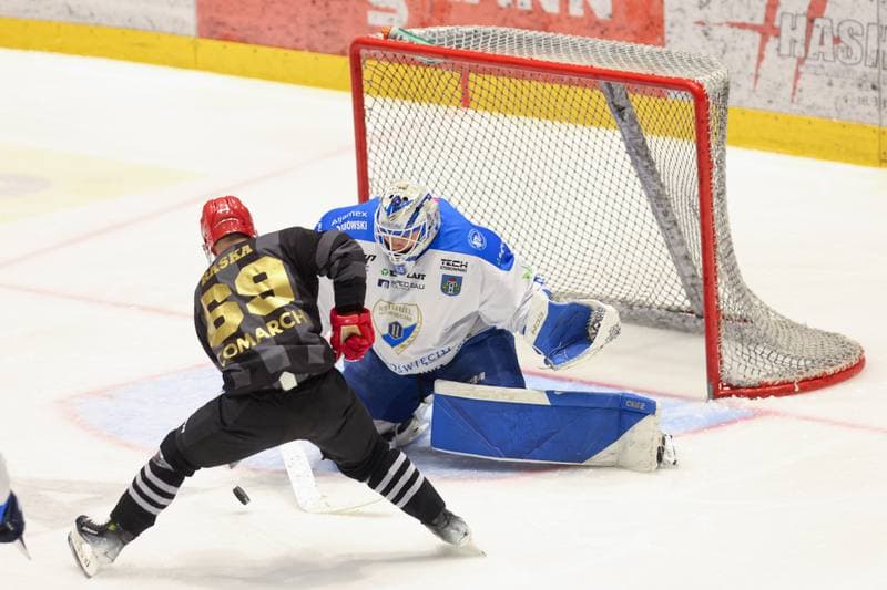 Ice Hockey. Tauron Hokej Liga. Re-Plast Unia Oswiecim - Comarch Cracovia. 14.03.2024