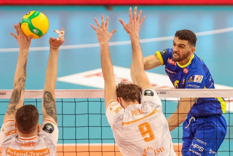 Volleyball. CEV Champions League. Jastrzebski Wegiel - Guaguas Las Palmas. 22.11.2023