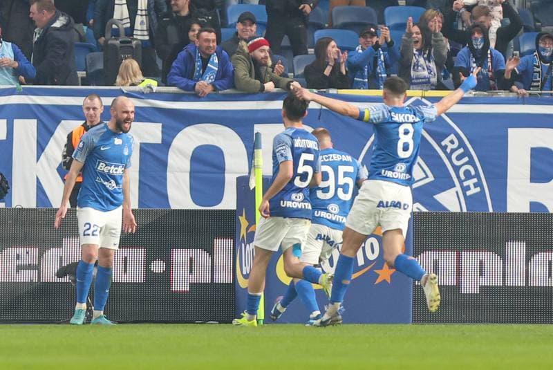 Football. PKO BP Ekstraklasa. Ruch Chorzow - Gornik Zabrze. 16.03.2024