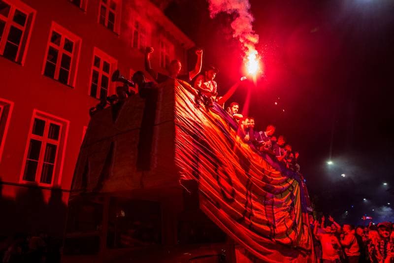 Football. Piast Gliwice. Celebration. 19.05.2019