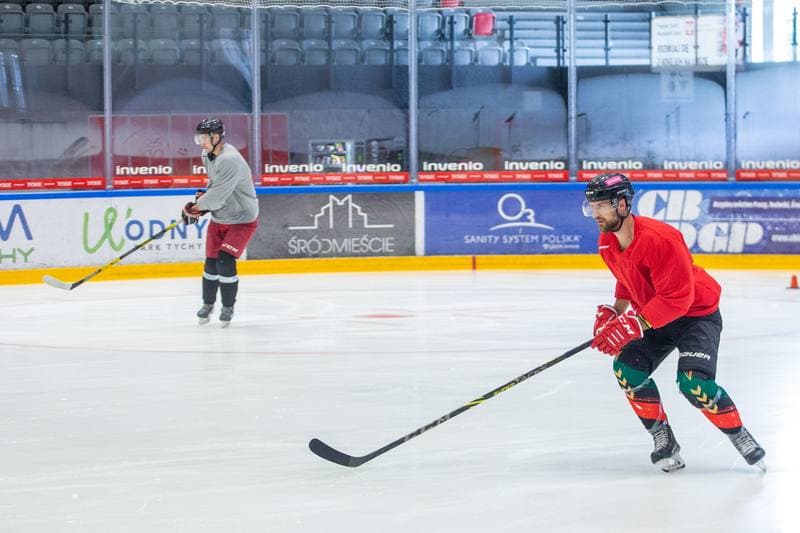 Ice Hockey. GKS Tychy. Training. 24.07.2023