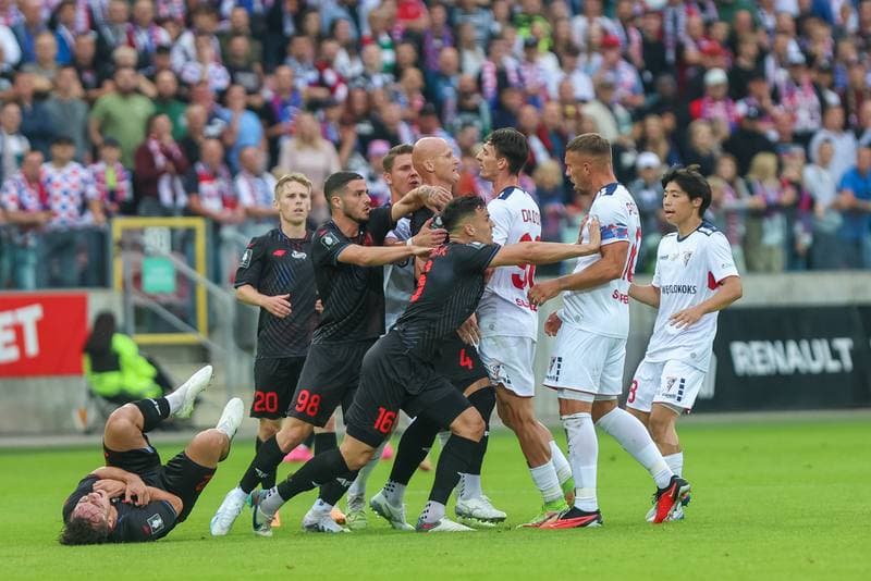 Football. PKO BP Ekstraklasa. Gornik Zabrze - Piast Gliwice. 05.08.2023