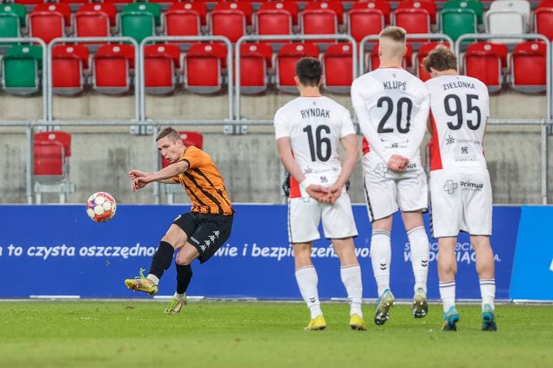 Football. Fortuna I Liga. Zaglebie Sosnowiec - Chrobry Glogow. 19.12.2023