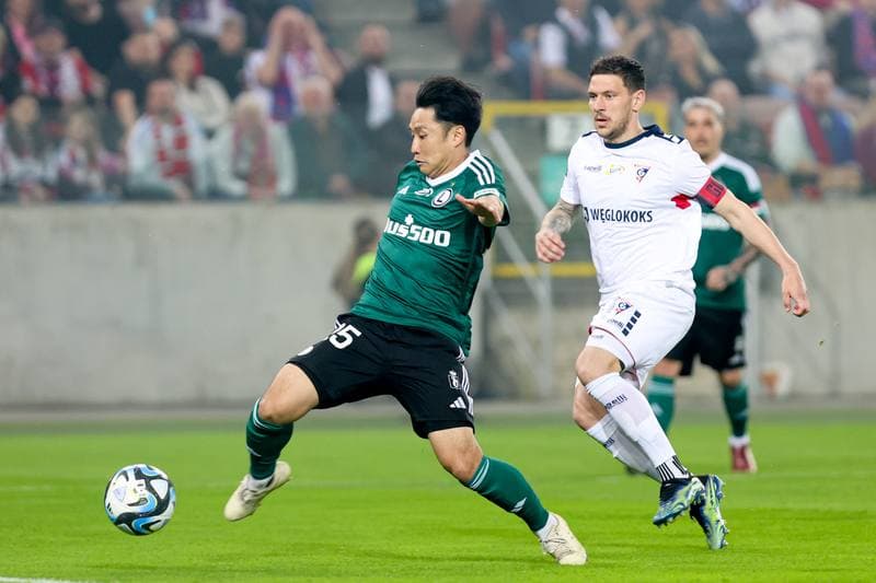 Football. PKO BP Ekstraklasa. Gornik Zabrze - Legia Warsaw. 01.04.2024