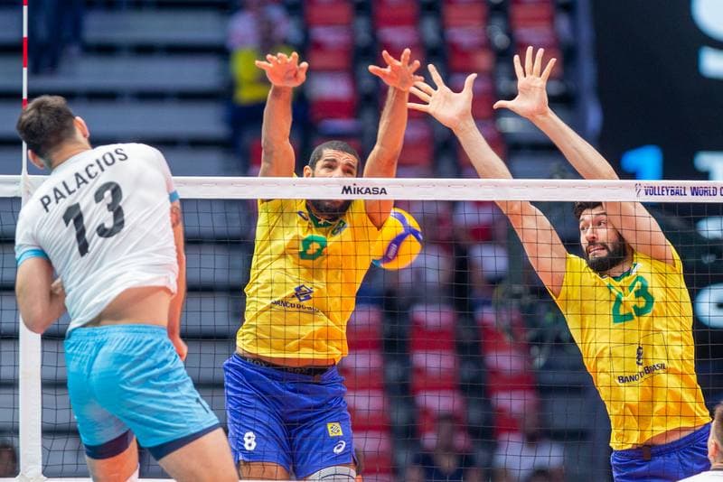 Volleyball. FIVB Men's World Championship. Argentina - Brazil. 08.09.2022