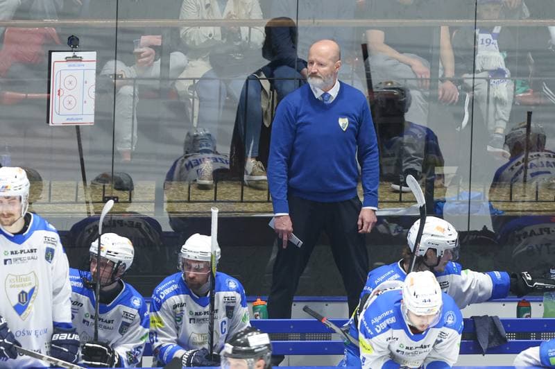 Ice Hockey. Tauron Hokej Liga. Re-Plast Unia Oswiecim - GKS Katowice. 06.04.2024