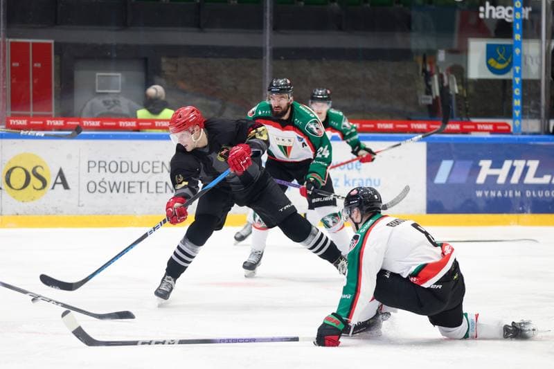 Ice Hockey. Tauron Hokej Liga. GKS Tychy - Comarch Cracovia. 12.01.2024