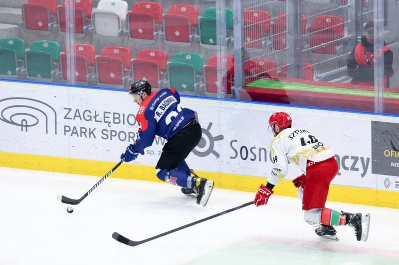 Ice Hockey. Tauron Hokej Liga. Zaglebie Sosnowiec - KH Energa Torun. 12.01.2024