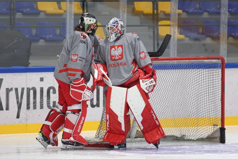 Ice Hockey. Poland national team. Training. 11.04.2024