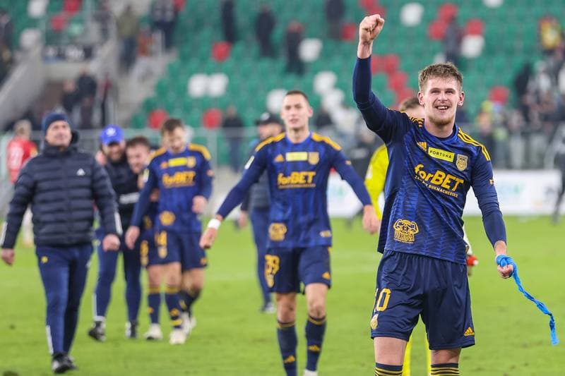 Football. Fortuna I Liga. Zaglebie Sosnowiec - Arka Gdynia. 12.11.2023
