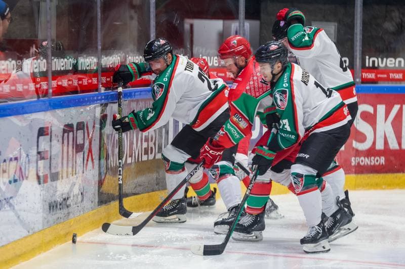 Ice Hockey. Tauron Hokej Liga. GKS Tychy - Zaglebie Sosnowiec. 15.11.2023
