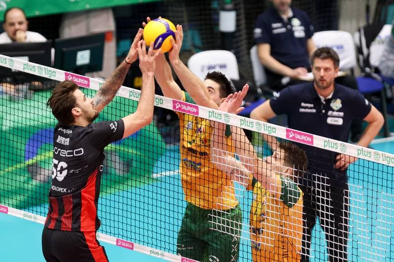 Volleyball. PlusLiga. Aluron CMC Warta Zawiercie - Asseco Resovia Rzeszow. 25.01.2024