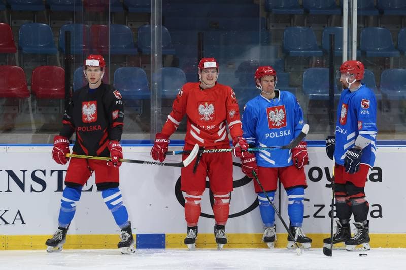 Ice Hockey. Poland national team. Training. 17.04.2024