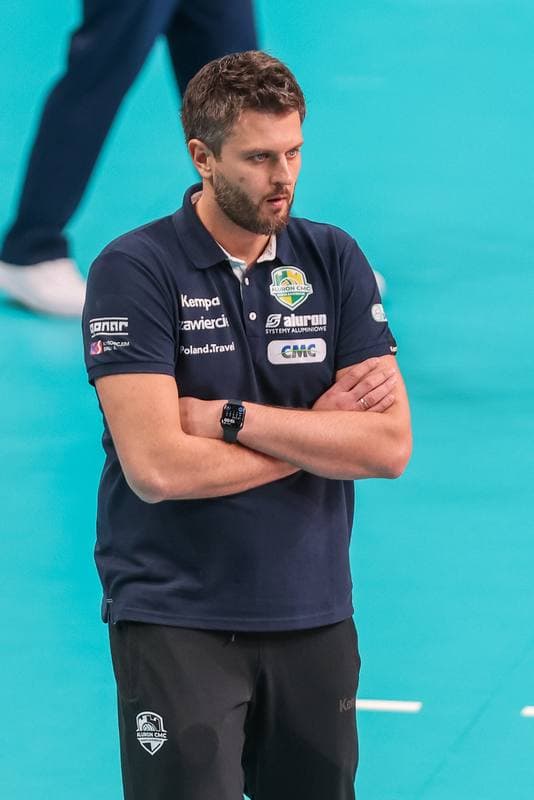 Volleyball. CEV Volleyball Cup. Aluron CMC Warta Zawiercie - Hebar Pazardzhik. 23.11.2023