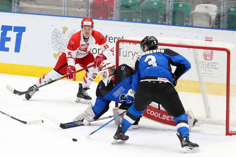 Ice Hockey. Men's Olympic Ice Hockey Qualifiers. Poland - Estonia. 08.02.2024