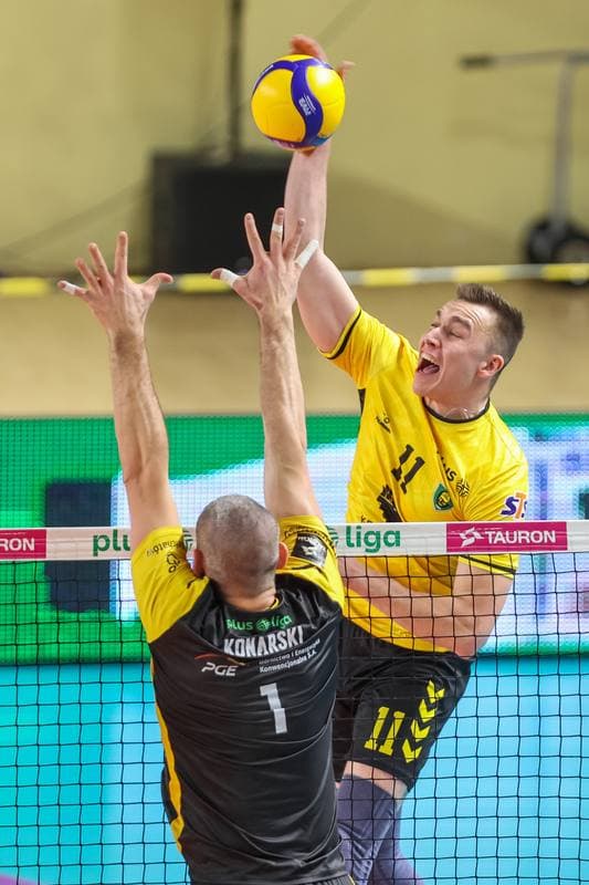 Volleyball. PlusLiga. GKS Katowice - PGE Giek Skra Belchatow. 09.12.2023
