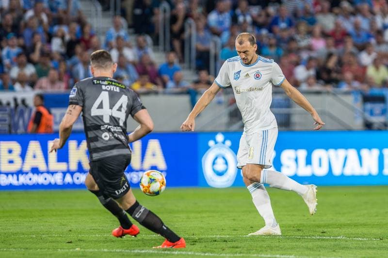 Football. UEFA Europa League. Slovan Bratislava - Dundalk FC. 07.08.2019
