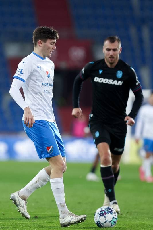 Football. Fortuna:Liga. Banik Ostrava - Viktoria Plzen. 13.02.2024