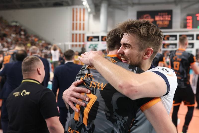 Volleyball. PlusLiga. Jastrzebski Wegiel - Aluron CMC Warta Zawiercie. 28.04.2024